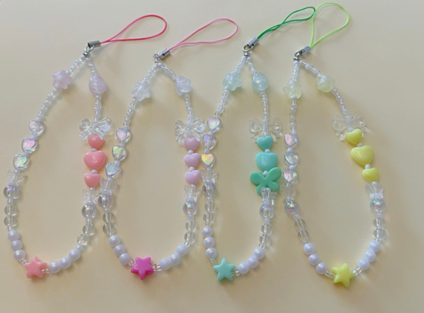 Crystal Beaded Phone Charm
