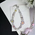 Floral & Star White Pearl Phone Charm