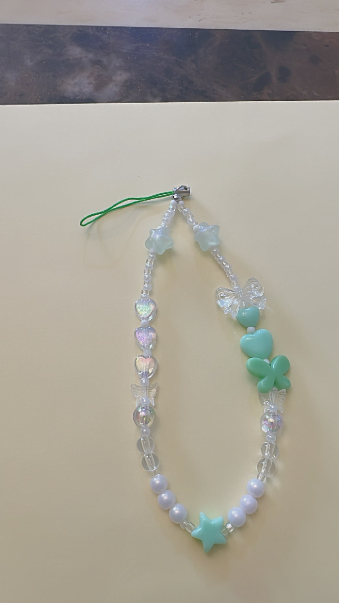 Crystal Beaded Phone Charm