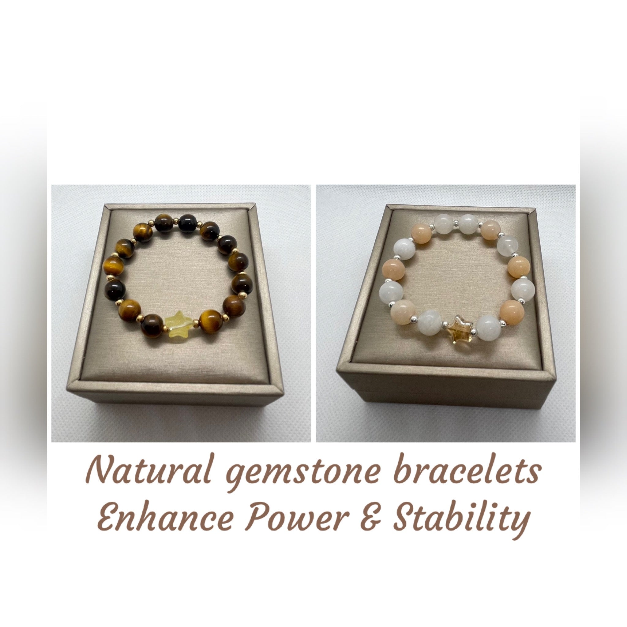Natural Gemstones Bracelet, Tiger Eyes Bracelet, Couple Bracelet