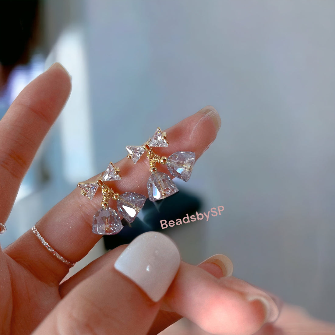 Crystal Bell Earrings