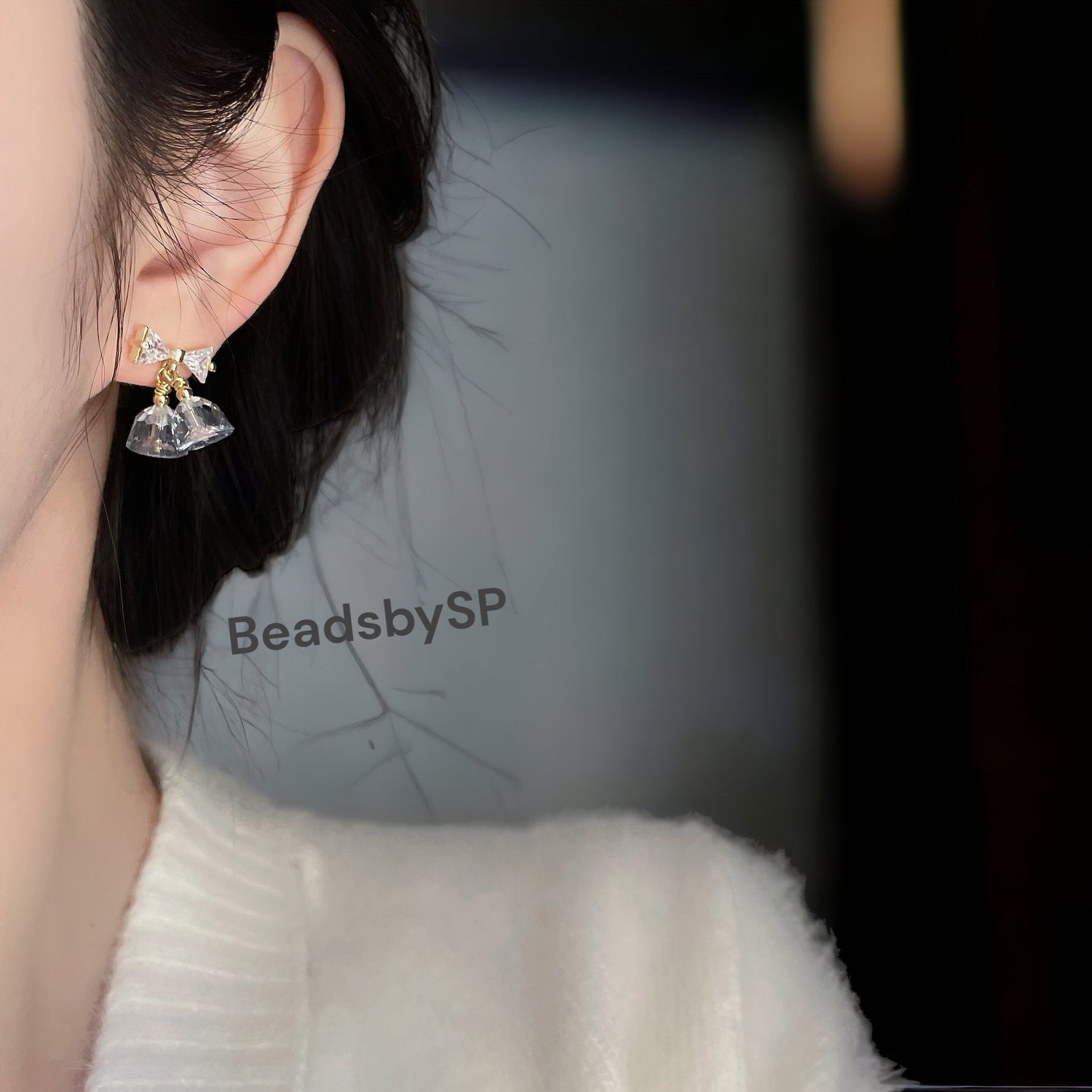 Crystal Bell Earrings
