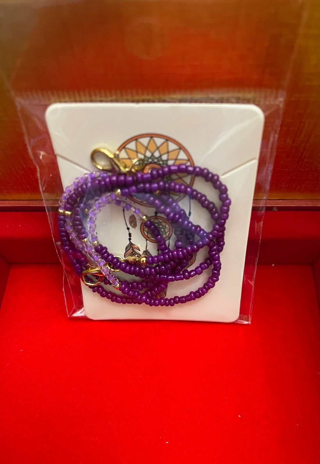 Mask Chain Glasses chain Eyeglass holder Purple beads mask chain