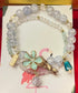 Crystal Beads Bracelet Flower & Ice-cream Bracelet