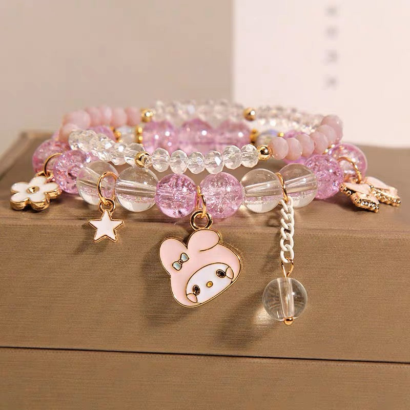 My Melody Crystal Beads bracelet