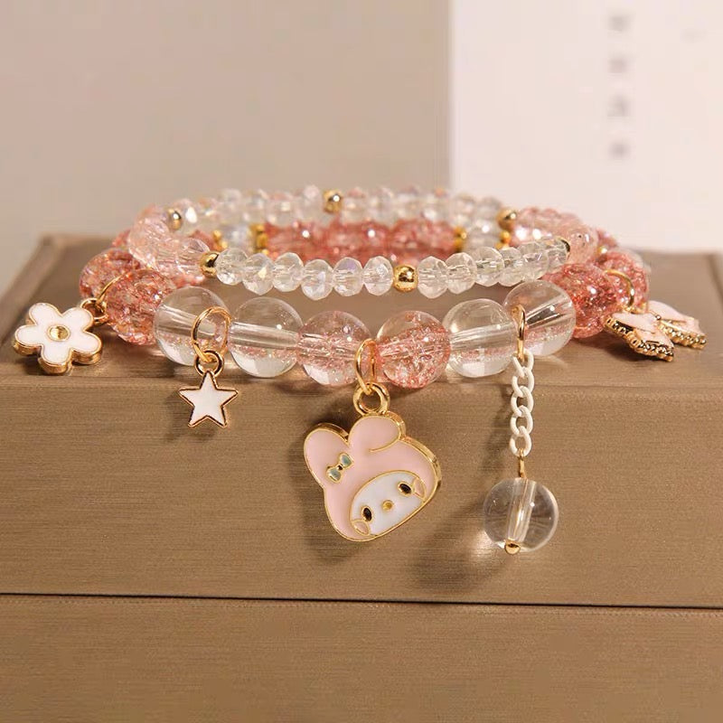 My Melody Crystal Beads bracelet