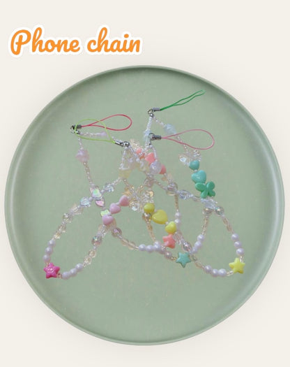 Crystal Beaded Phone Charm